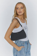 Load image into Gallery viewer, Peta + Jain Rosalia Handbag - Black Nylon/Gold