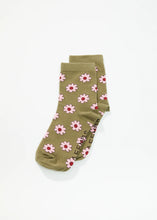 Load image into Gallery viewer, Afends Flower Hemp Socks - Olive