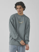Load image into Gallery viewer, Thrills Golden Wings Slouch Crew Neck Fleece - Scrubs Green