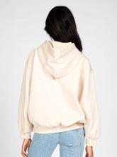 Load image into Gallery viewer, Rusty Ladies Script Oversize Hooded Fleece - Oatmilk