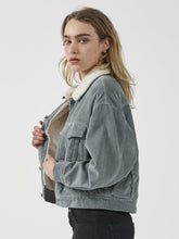 Load image into Gallery viewer, Thrills Jodie Cord Jacket - Scrubs Green