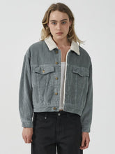 Load image into Gallery viewer, Thrills Jodie Cord Jacket - Scrubs Green