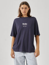 Load image into Gallery viewer, Thrills Wishes Come True Hemp Box Tee - Station Navy