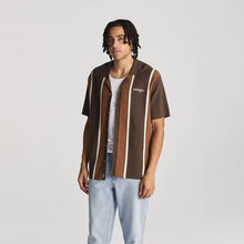 Load image into Gallery viewer, Wrangler Dickie Stripe Shirt - Brown Stripe
