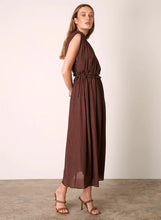 Load image into Gallery viewer, Esmaee In The Arch Midi Dress - Chocolate
