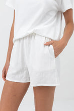 Load image into Gallery viewer, Rhythm Astrid Eslasticated Short - White