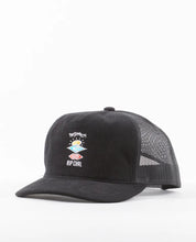 Load image into Gallery viewer, Rip Curl Search Logo Trucker Cap - Black