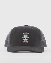 Load image into Gallery viewer, Rip Curl Search Logo Trucker Cap - Black