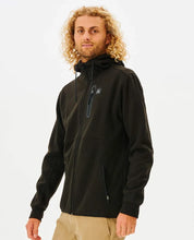 Load image into Gallery viewer, Rip Curl Anti-Series Departed Zip Thru Fleece - Black