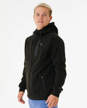 Load image into Gallery viewer, Rip Curl Anti-Series Departed Zip Thru Fleece - Black