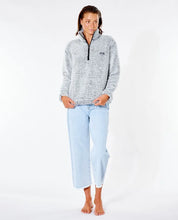Load image into Gallery viewer, Rip Curl Dark N Stormy 1/4 Zip Crew - Light Grey