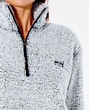 Load image into Gallery viewer, Rip Curl Dark N Stormy 1/4 Zip Crew - Light Grey