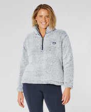 Load image into Gallery viewer, Rip Curl Dark N Stormy 1/4 Zip Crew - Light Grey