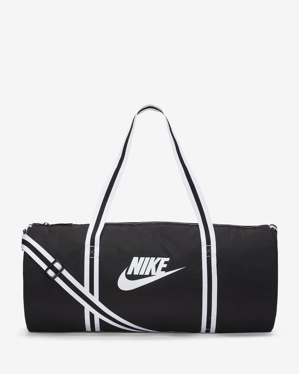 Nike Heritage Duffle Bag Black White Arnold s