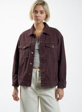 Load image into Gallery viewer, Thrills Madi Jacket - Chocolate Plum