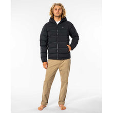 Load image into Gallery viewer, Rip Curl Anti Series Elite Hooded Puffer Jacket - Black