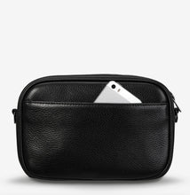 Load image into Gallery viewer, Status Anxiety Plunder Handbag with Webbed Strap - Black