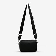 Load image into Gallery viewer, Status Anxiety Plunder Handbag with Webbed Strap - Black