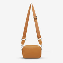 Load image into Gallery viewer, Status Anxiety Plunder Handbag with Webbed Strap - Tan