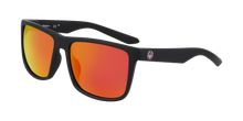 Load image into Gallery viewer, Dragon Meridien Polarised Sunglasses - Matte Black/LL Red Ion
