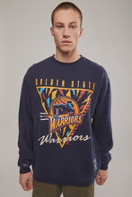 Load image into Gallery viewer, Mitchell & Ness Tri Logo Crew Warriors - Warriors Blue