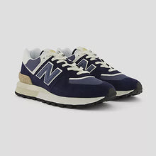 Load image into Gallery viewer, New Balance 574 Legacy Shoe - Navy w/ Angora