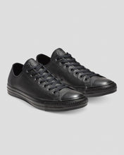 Load image into Gallery viewer, Converse Chuck Taylor Leather Low Shoe - Black Mono