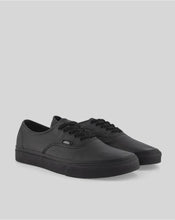 Load image into Gallery viewer, Vans Authentic Leather Shoe - Black/Black