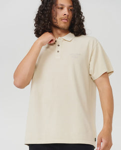 Rip Curl Fade Out Emb Polo - Vintage White