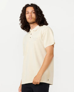 Rip Curl Fade Out Emb Polo - Vintage White