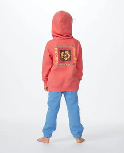 Rip Curl Mystic Waves Hood - Hot Coral