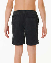 Load image into Gallery viewer, Rip Curl Youth Surf Revival Cord Volley Short - Washed Black
