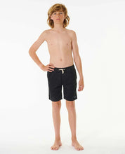 Load image into Gallery viewer, Rip Curl Youth Surf Revival Cord Volley Short - Washed Black
