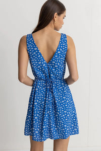 Rhythm Elodie Floral Mini Dress - Blue