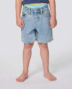 Rip Curl Hyped Up Denim Short - Kids (1-8 years) - Washed Blue