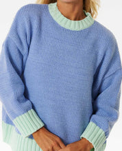 Load image into Gallery viewer, Rip Curl Sun Club Knit Crew - Purple Blue
