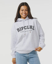 Load image into Gallery viewer, Rip Curl Varsity Hoodie - Grey Marle/Black
