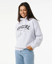 Load image into Gallery viewer, Rip Curl Varsity Hoodie - Grey Marle/Black
