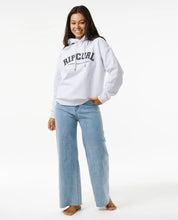 Load image into Gallery viewer, Rip Curl Varsity Hoodie - Grey Marle/Black
