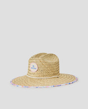 Load image into Gallery viewer, Rip Curl Mixed Straw Hat-Girl - Sky Blue
