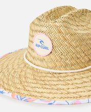 Load image into Gallery viewer, Rip Curl Mixed Straw Hat-Girl - Sky Blue
