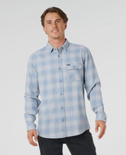 Load image into Gallery viewer, Rip Curl Grinners Flannel Shirt - Faded Denim
