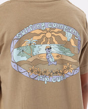 Load image into Gallery viewer, Rip Curl Boys Tube Town Scenic Tee - Sand Dune
