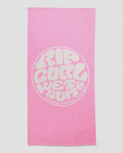 Load image into Gallery viewer, Rip Curl Graphic Standard Towel - Pastel Pink
