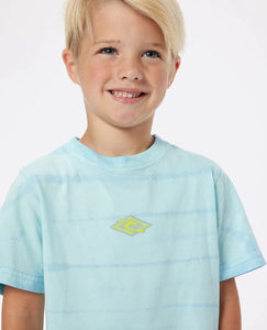 Rip Curl Boys Tube Town Tie Dye Tee - Light Blue