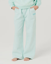 Load image into Gallery viewer, Rip Curl Surf Puff Wide Leg T Pant Girl - Light Sea Blue
