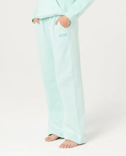 Load image into Gallery viewer, Rip Curl Surf Puff Wide Leg T Pant Girl - Light Sea Blue
