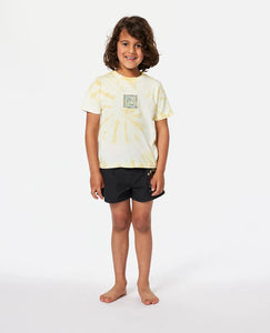 Rip Curl Tube Tie Dye Tee (1-8) - Straw