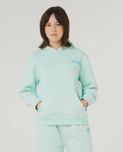 Load image into Gallery viewer, Rip Curl Hibiscus Heat Logo  Hood Girl - Light Sea Blue
