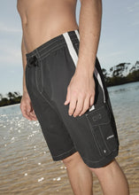 Load image into Gallery viewer, Afends House Related Cargo Swim Short - Black
